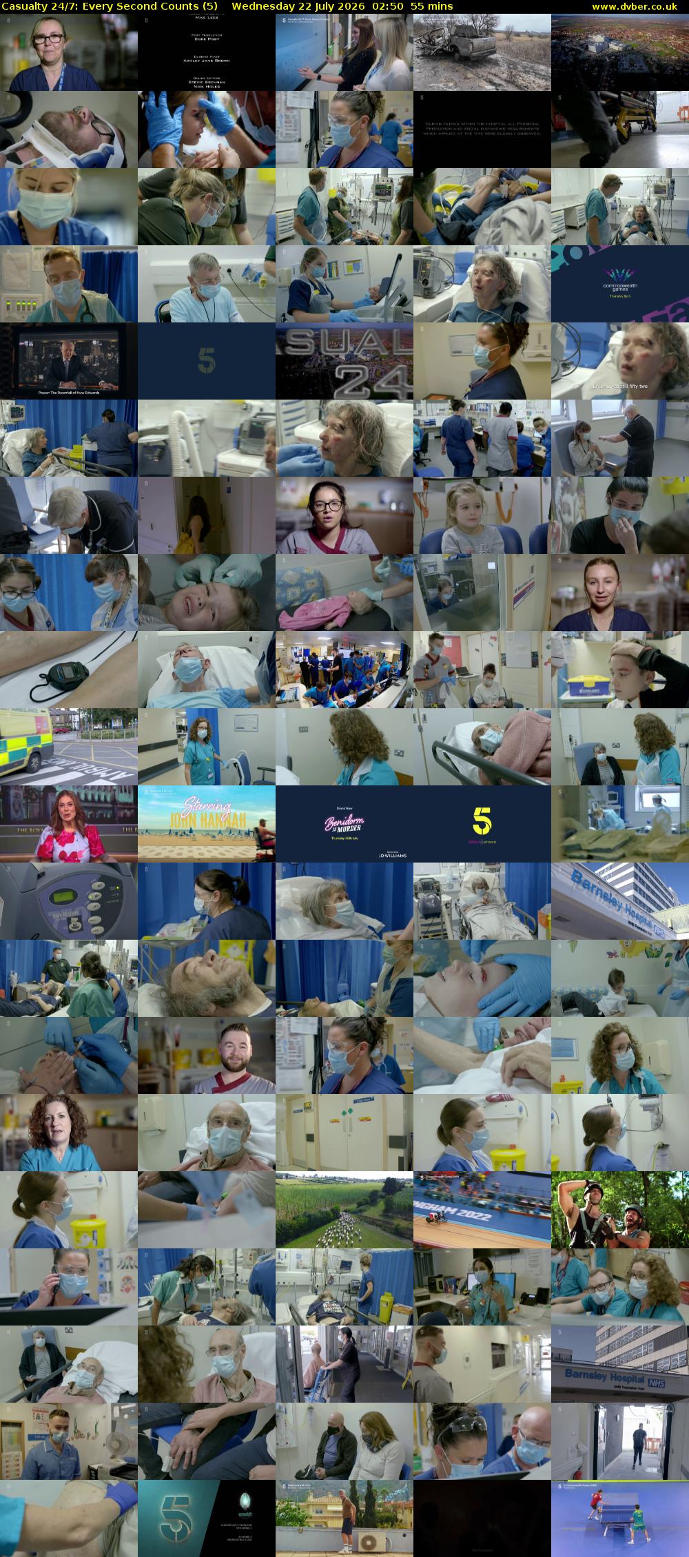 Casualty 24/7: Every Second Counts (5) Wednesday 22 July 2026 02:50 - 03:45