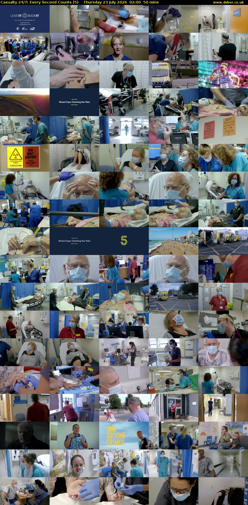 Casualty 24/7: Every Second Counts (5) Thursday 23 July 2026 02:00 - 02:50