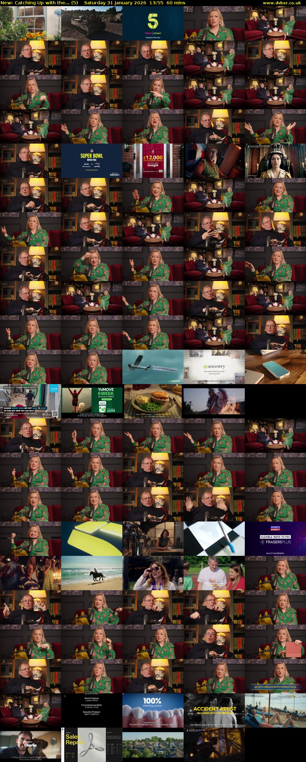 Catching Up with the... (5) Saturday 31 January 2026 13:55 - 14:55