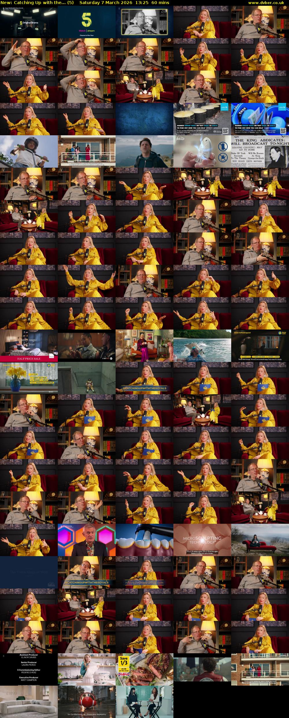 Catching Up with the... (5) Saturday 7 March 2026 13:25 - 14:25