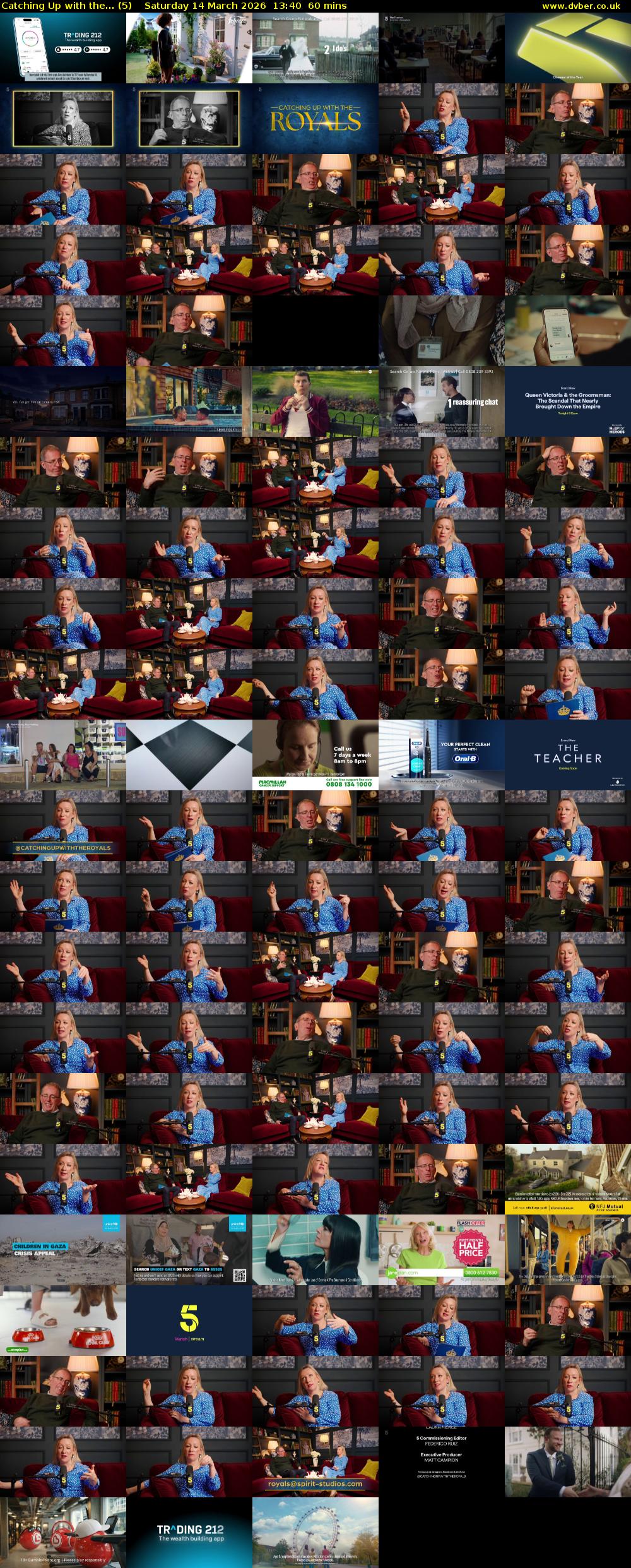 Catching Up with the... (5) Saturday 14 March 2026 13:40 - 14:40