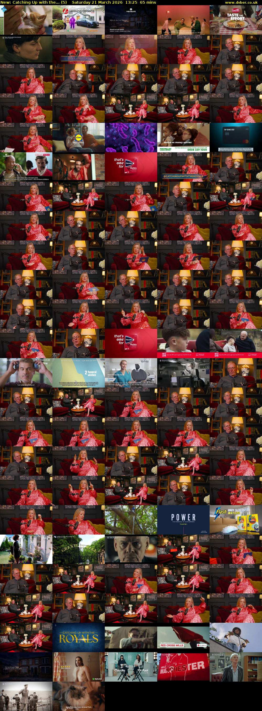 Catching Up with the... (5) Saturday 21 March 2026 13:25 - 14:30