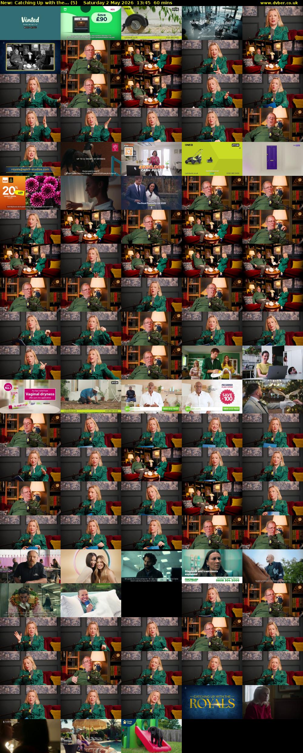 Catching Up with the... (5) Saturday 2 May 2026 13:45 - 14:45