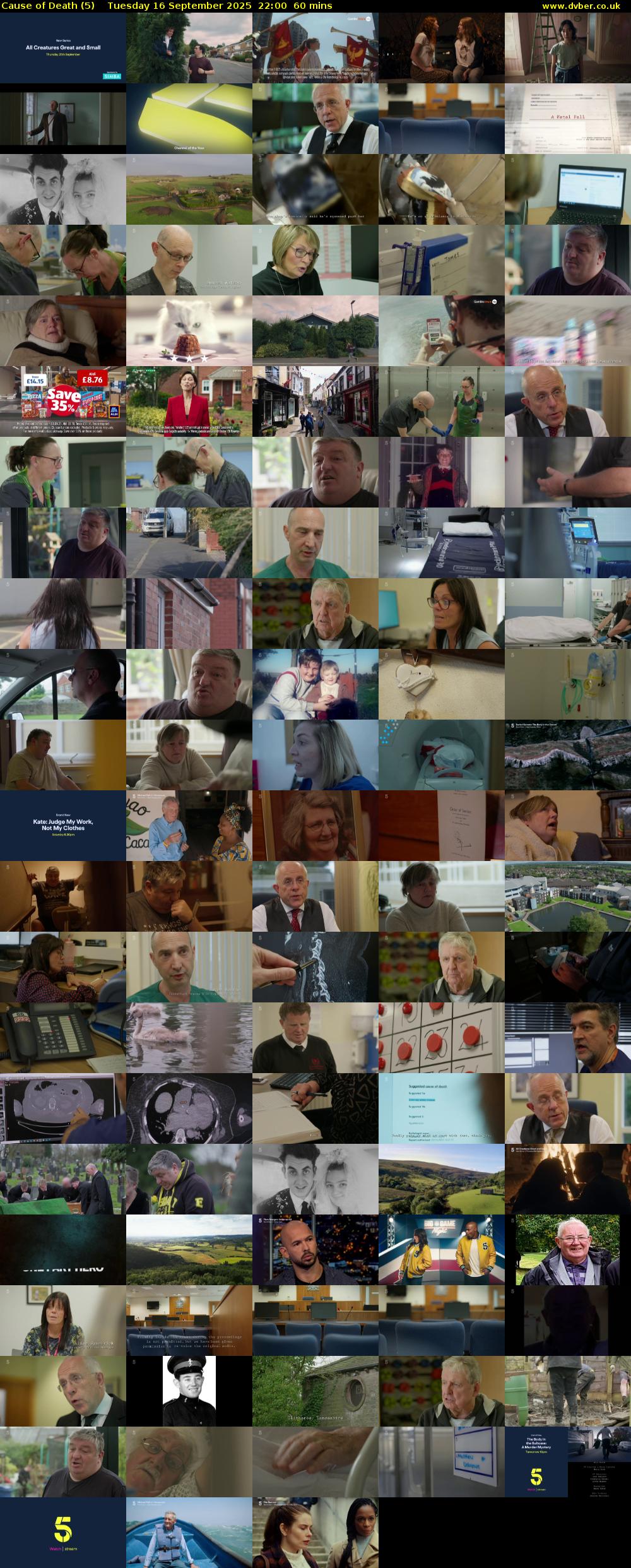 Cause of Death (5) Tuesday 16 September 2025 22:00 - 23:00