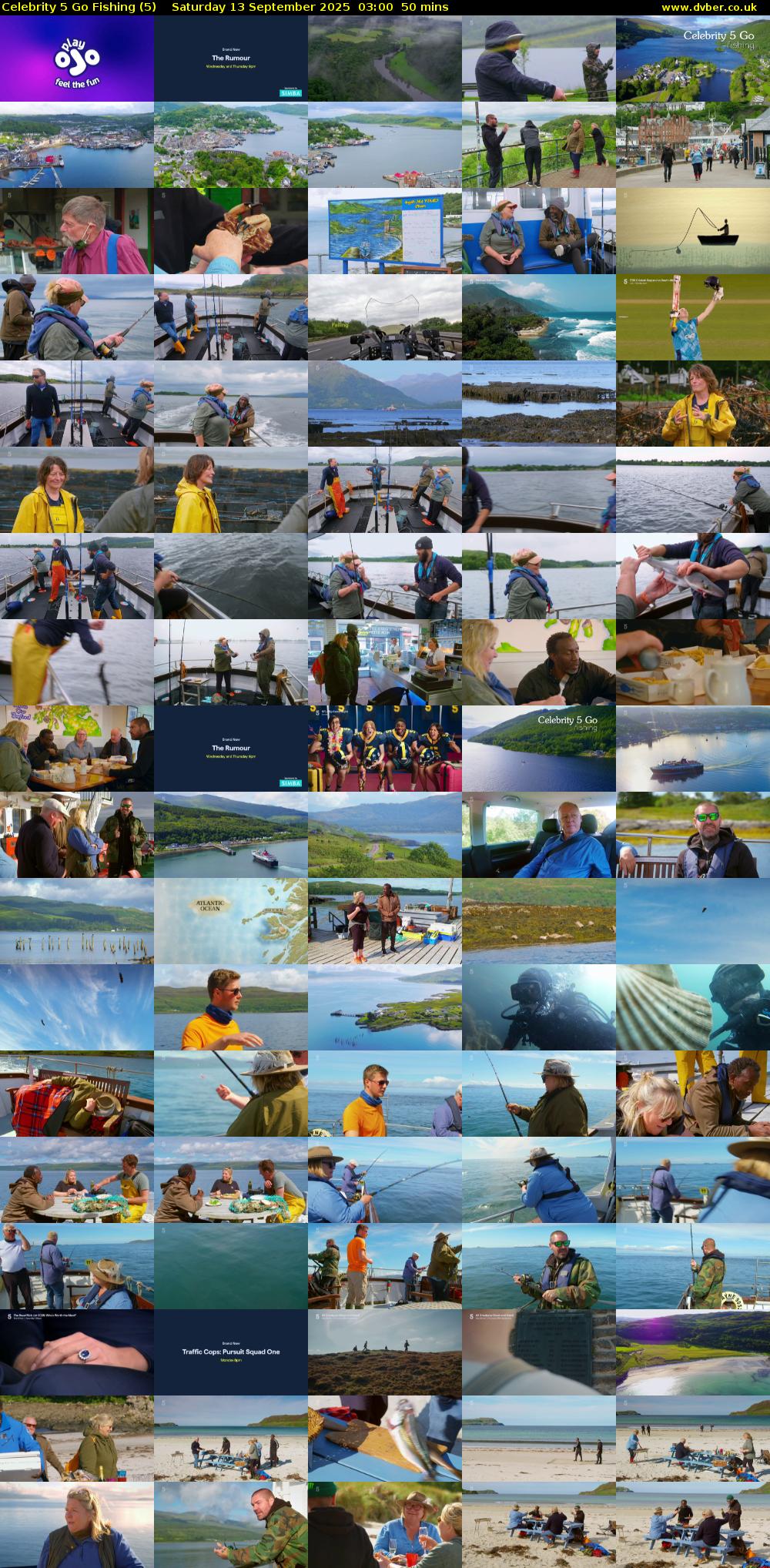 Celebrity 5 Go Fishing (5) Saturday 13 September 2025 03:00 - 03:50