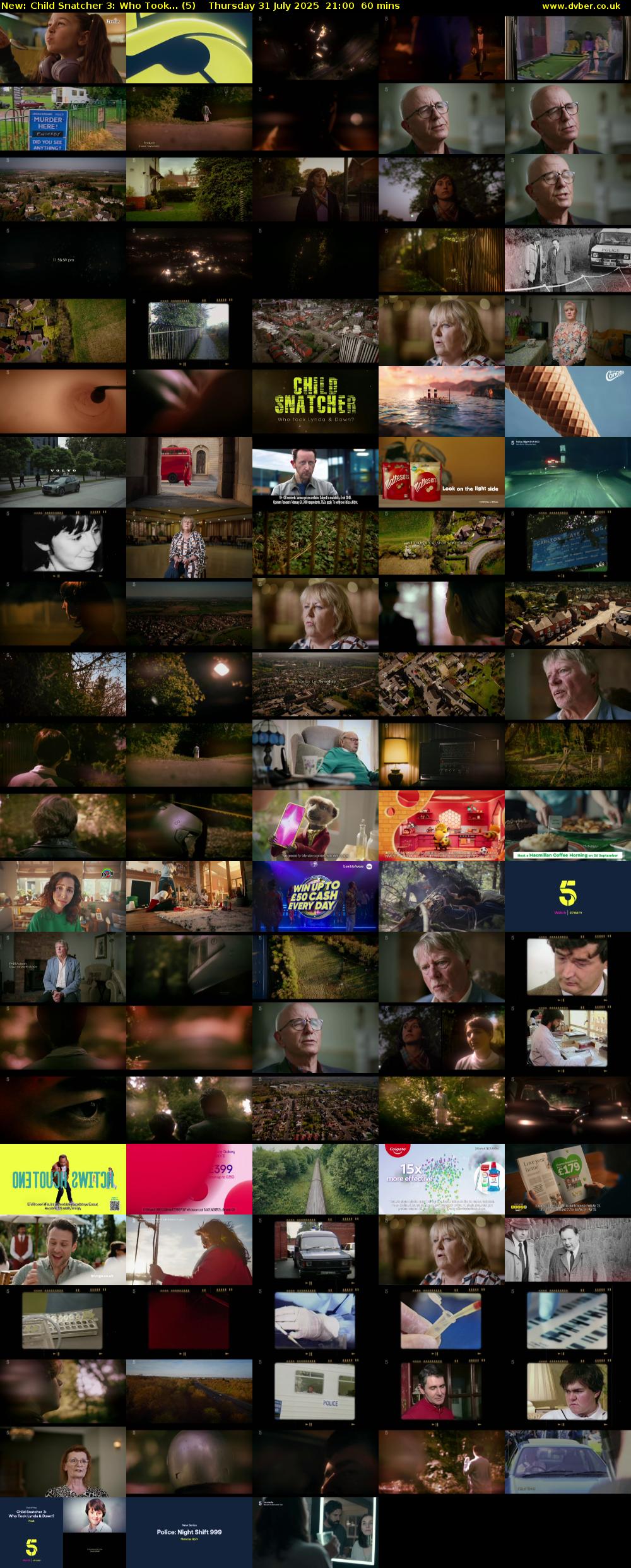 Child Snatcher 3: Who Took... (5) Thursday 31 July 2025 21:00 - 22:00