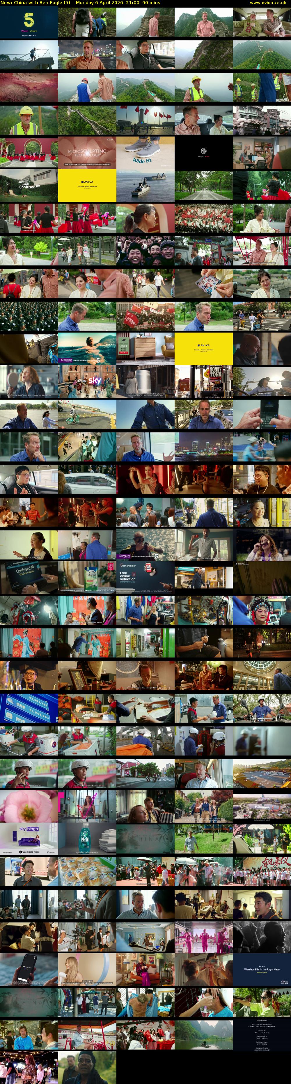 China with Ben Fogle (5) Monday 6 April 2026 21:00 - 22:30