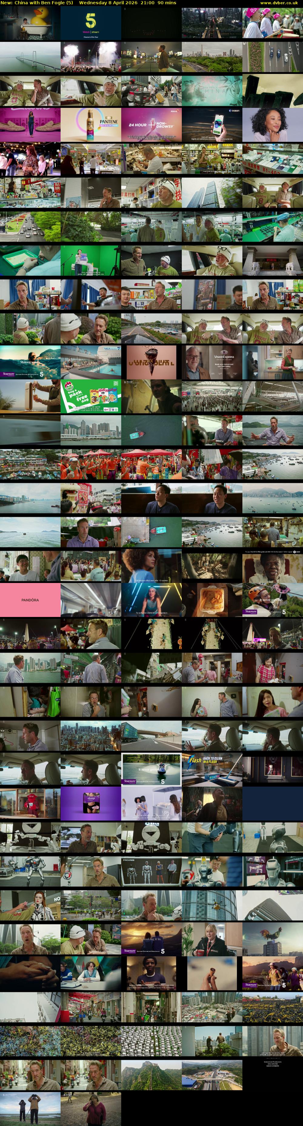 China with Ben Fogle (5) Wednesday 8 April 2026 21:00 - 22:30