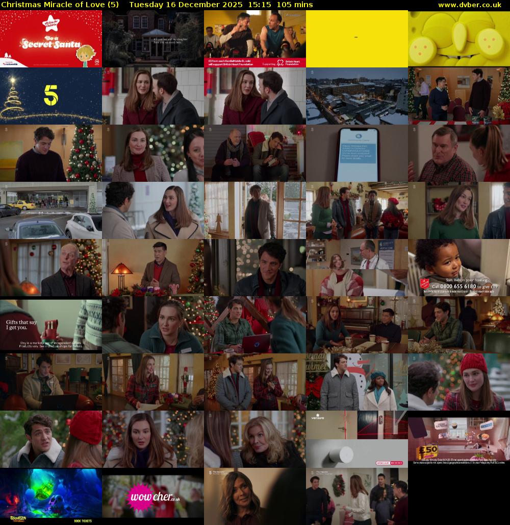 Christmas Miracle of Love (5) Tuesday 16 December 2025 15:15 - 17:00