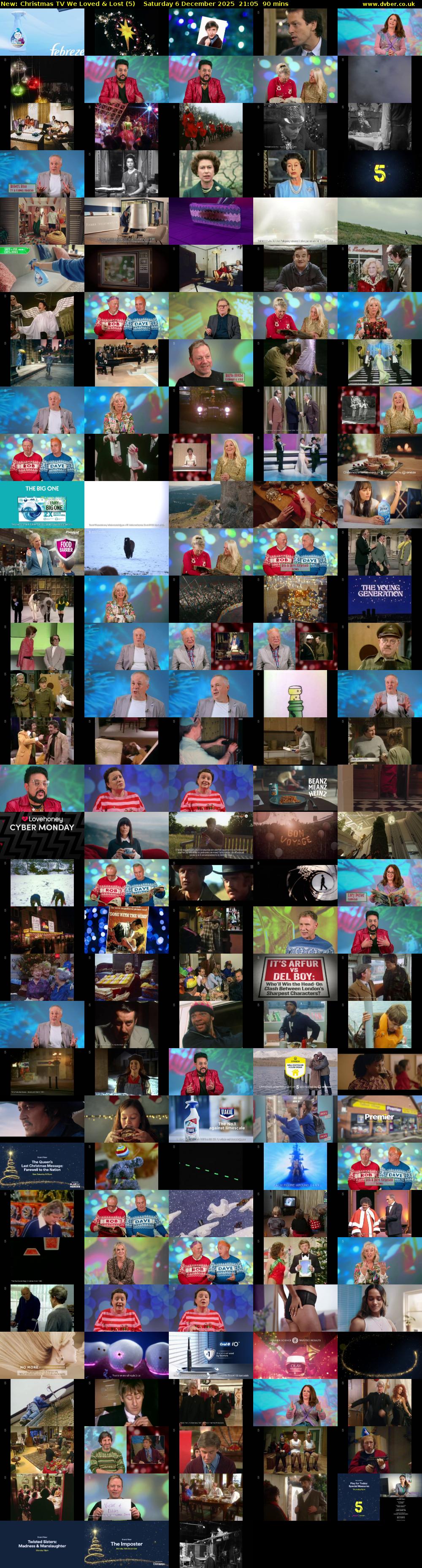 Christmas TV We Loved & Lost (5) Saturday 6 December 2025 21:05 - 22:35