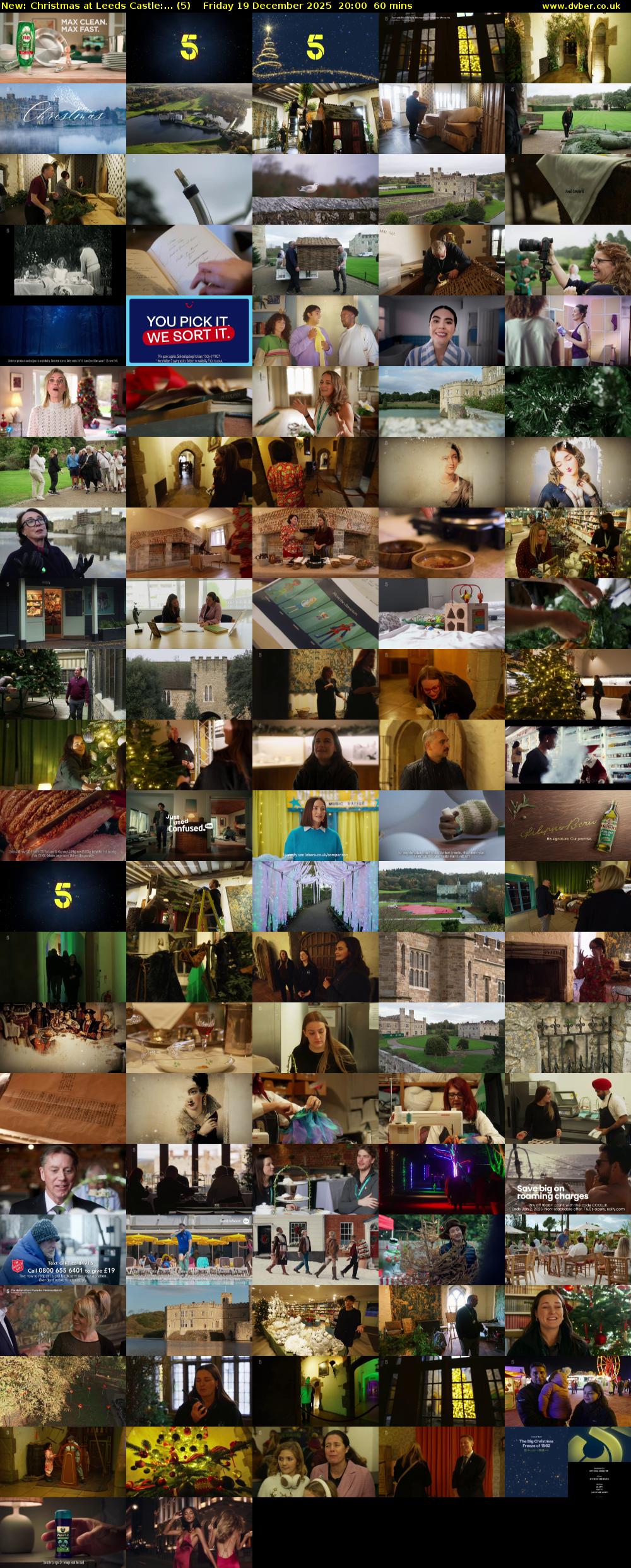 Christmas at Leeds Castle:... (5) Friday 19 December 2025 20:00 - 21:00