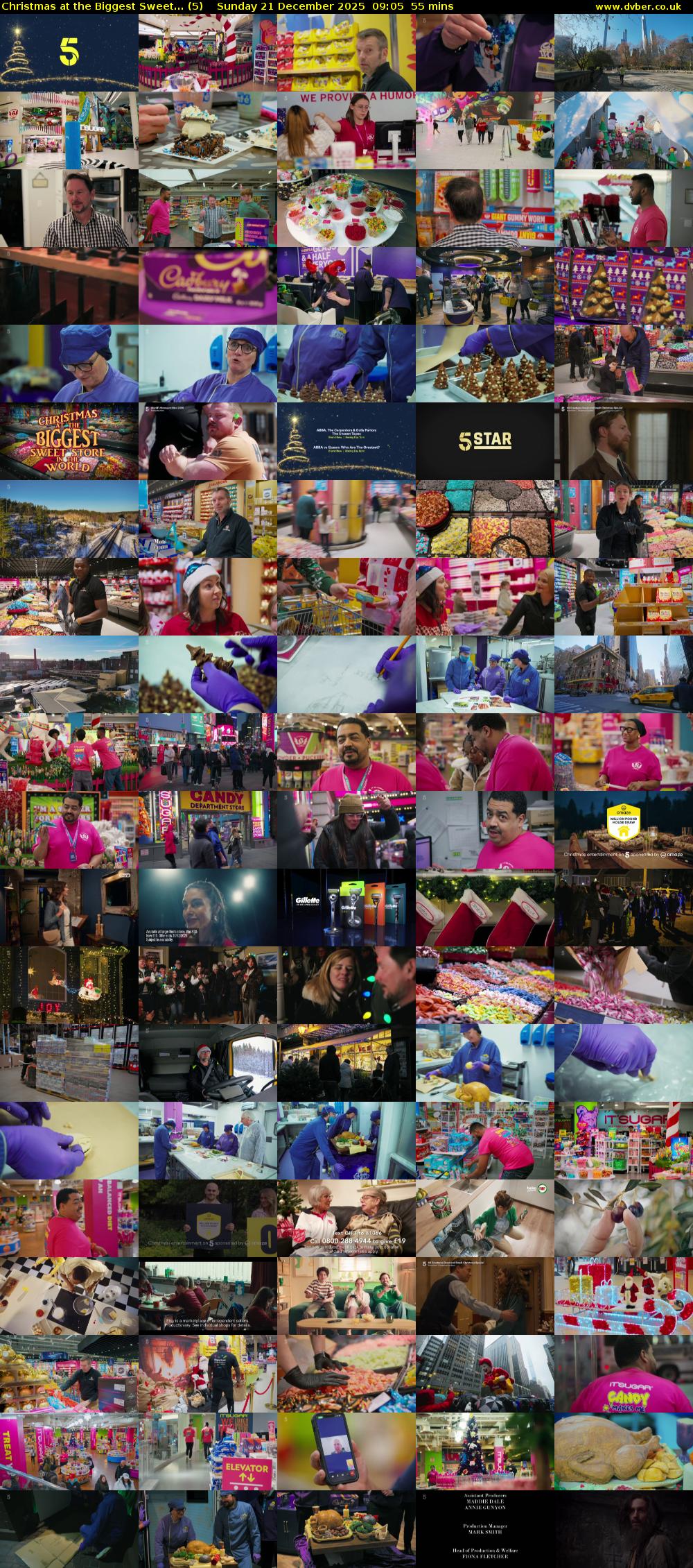 Christmas at the Biggest Sweet... (5) Sunday 21 December 2025 09:05 - 10:00