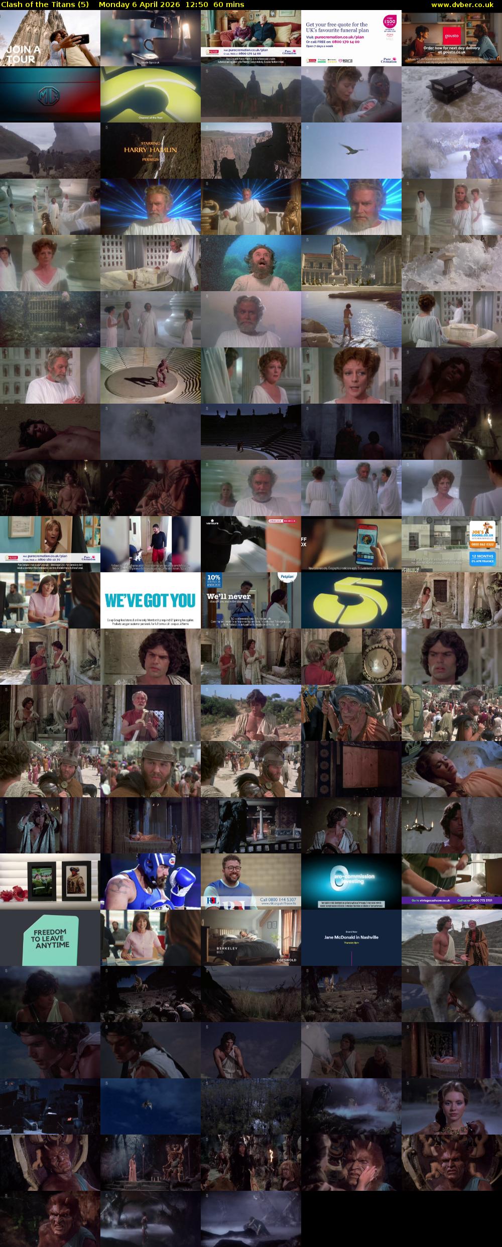 Clash of the Titans (5) Monday 6 April 2026 12:50 - 13:50