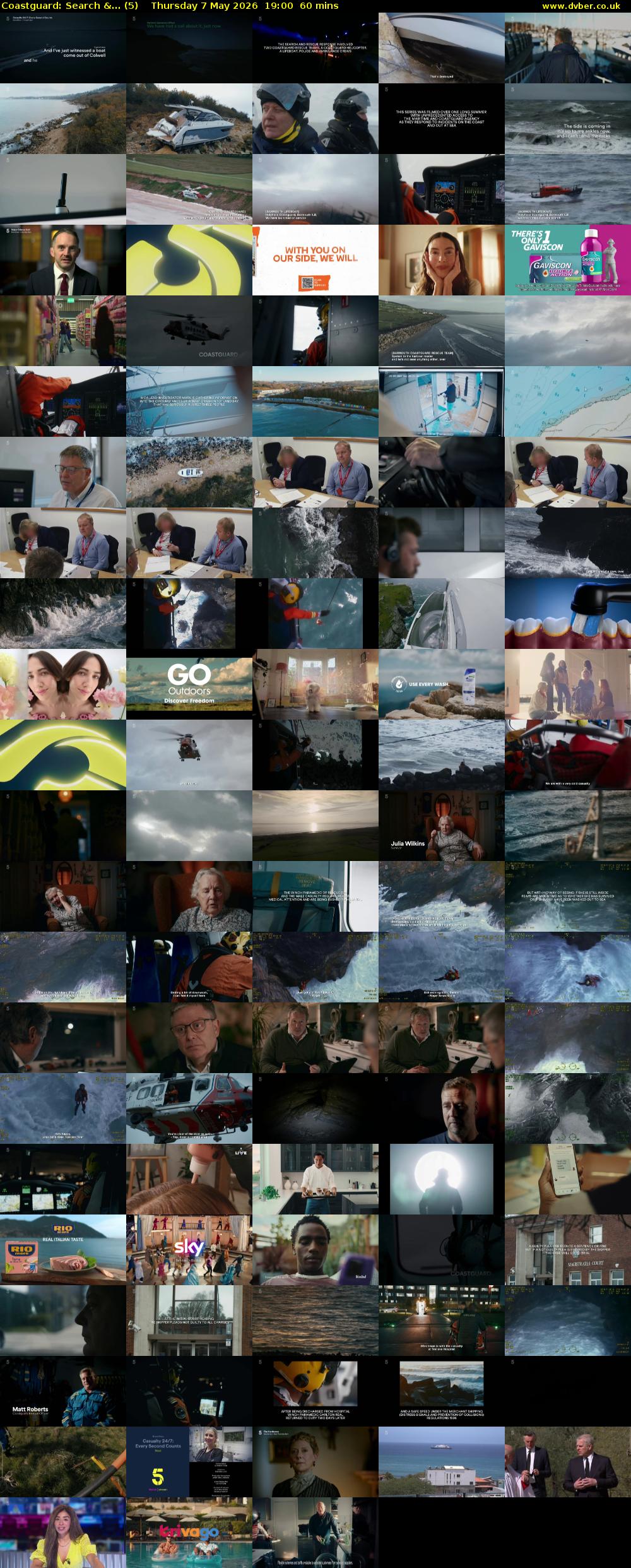 Coastguard: Search &... (5) Thursday 7 May 2026 19:00 - 20:00