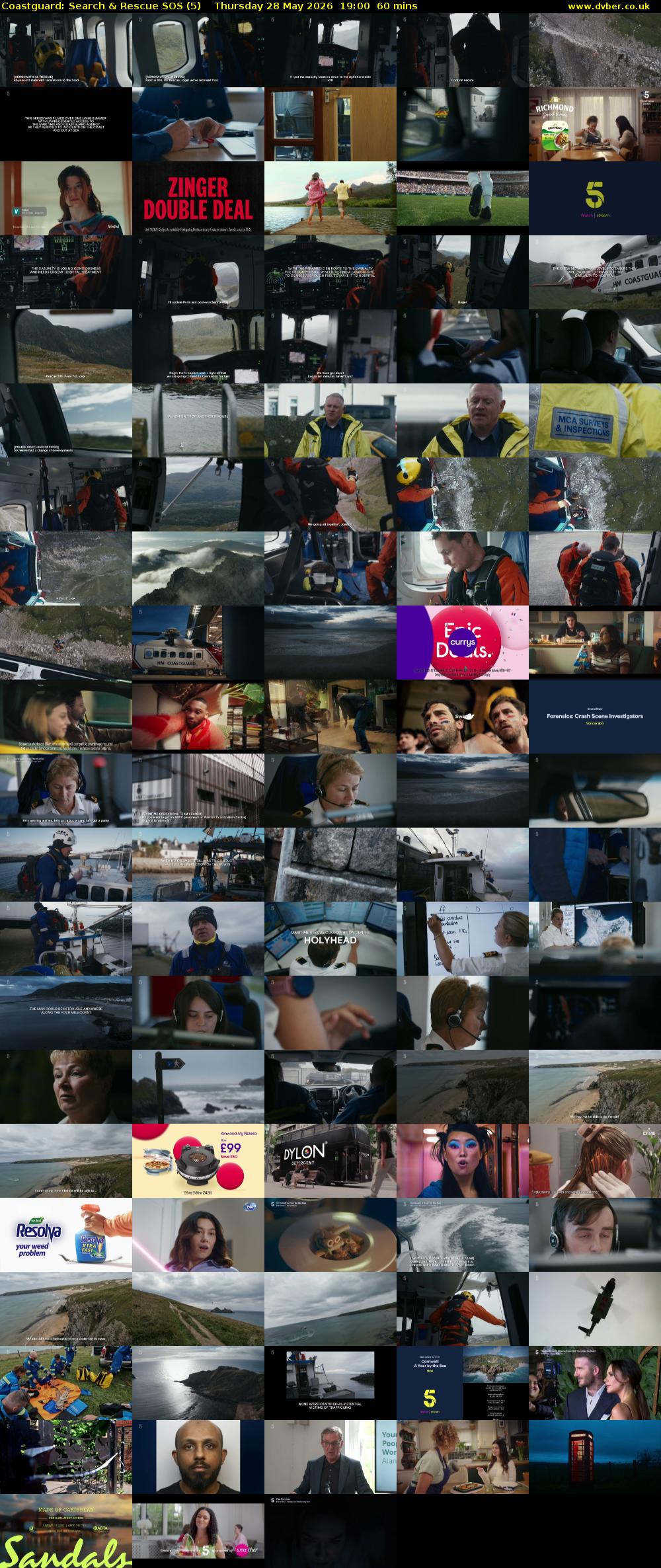 Coastguard: Search & Rescue SOS (5) Thursday 28 May 2026 19:00 - 20:00