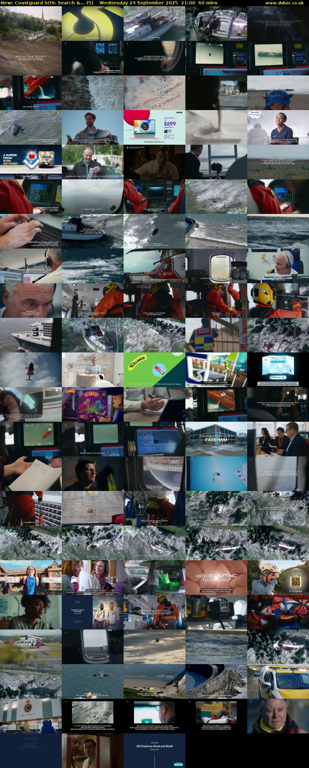 Coastguard SOS: Search &... (5) Wednesday 24 September 2025 21:00 - 22:00