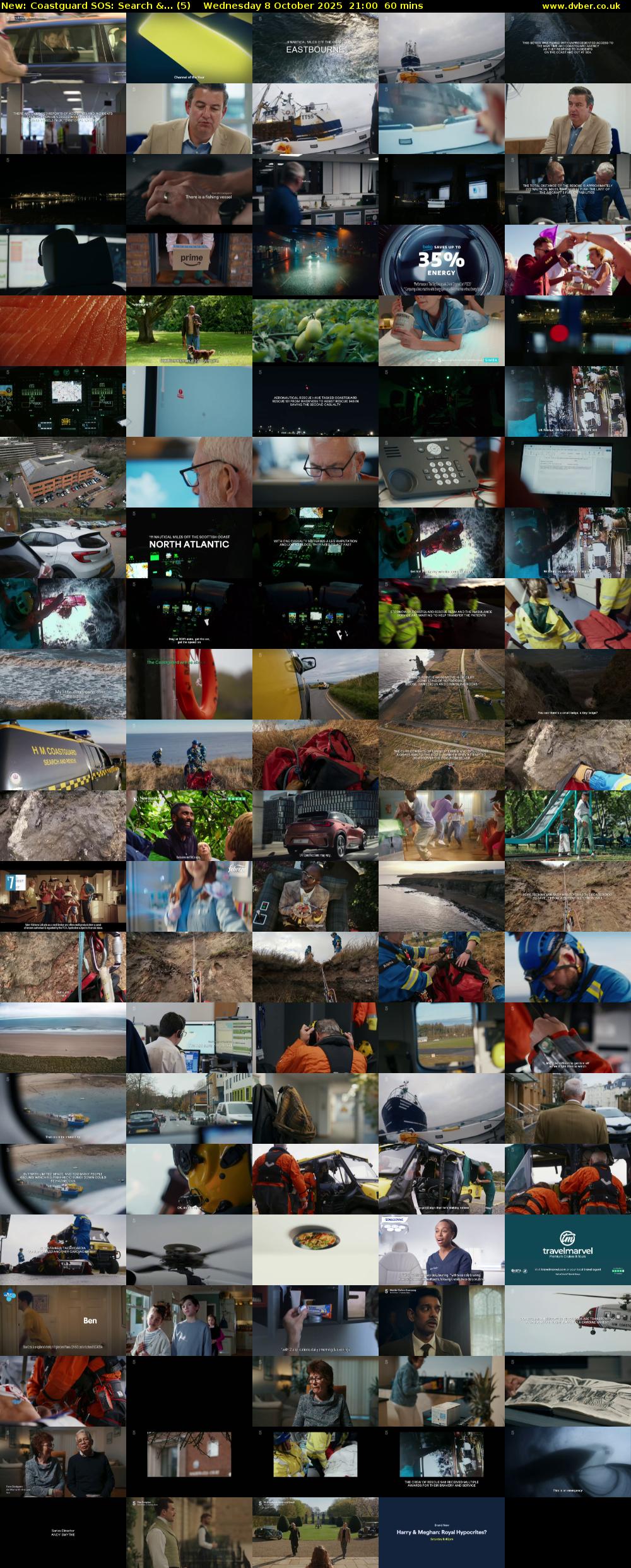 Coastguard SOS: Search &... (5) Wednesday 8 October 2025 21:00 - 22:00