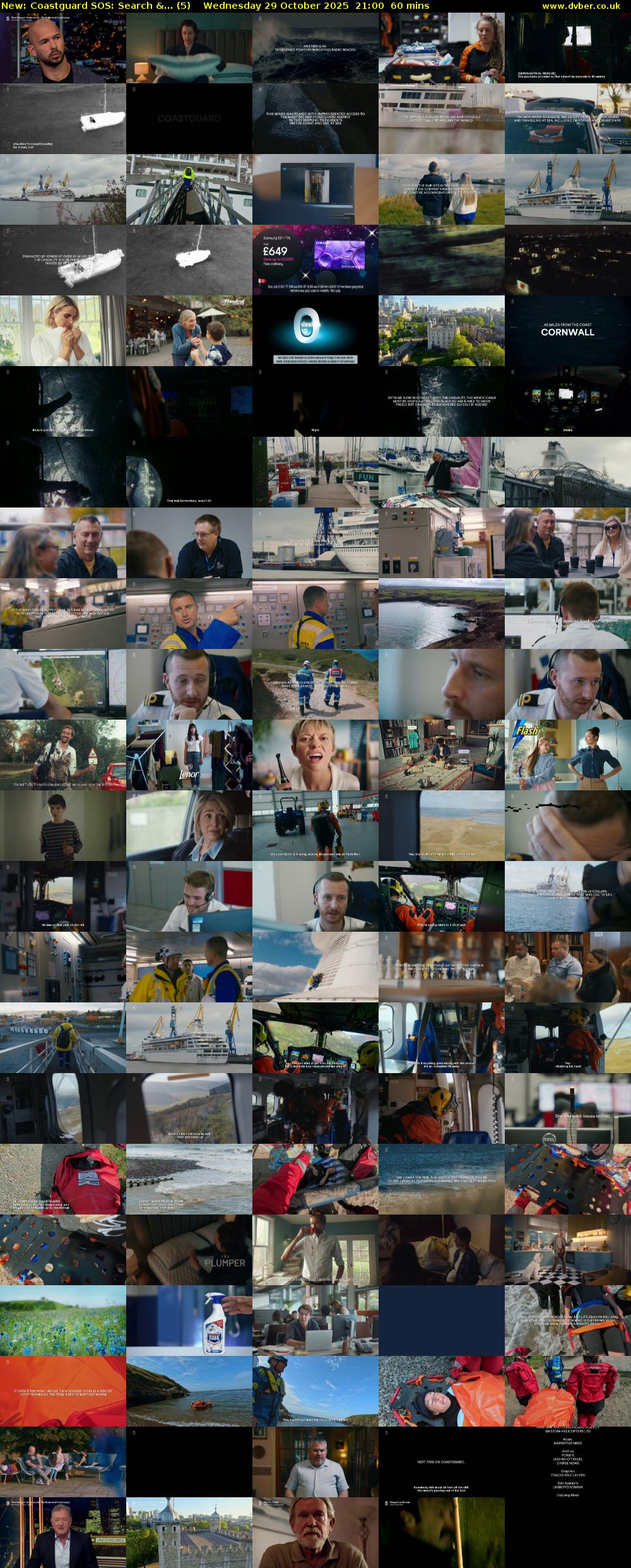 Coastguard SOS: Search &... (5) Wednesday 29 October 2025 21:00 - 22:00