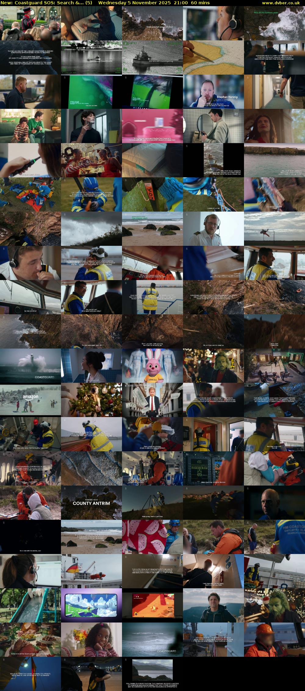 Coastguard SOS: Search &... (5) Wednesday 5 November 2025 21:00 - 22:00