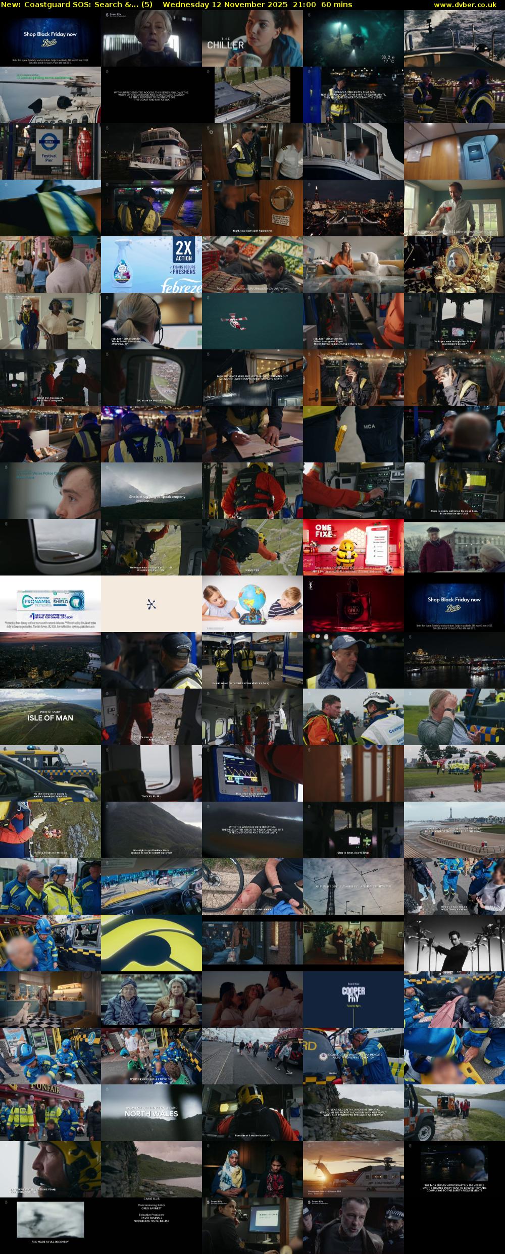 Coastguard SOS: Search &... (5) Wednesday 12 November 2025 21:00 - 22:00