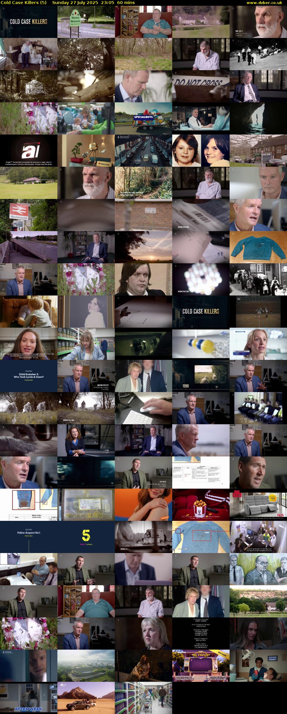 Cold Case Killers (5) Sunday 27 July 2025 23:05 - 00:05