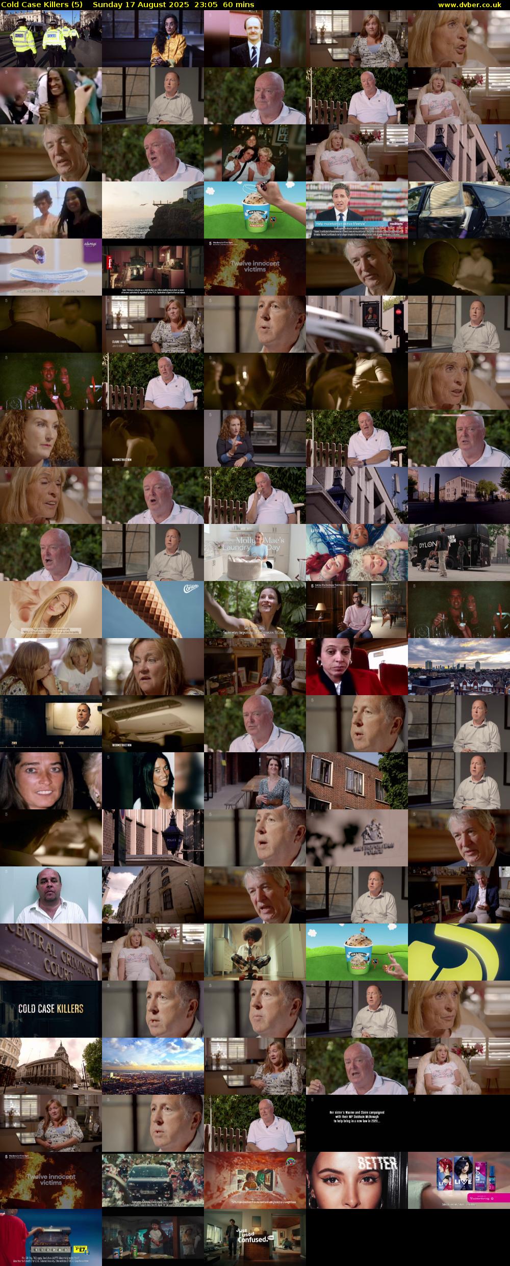 Cold Case Killers (5) Sunday 17 August 2025 23:05 - 00:05
