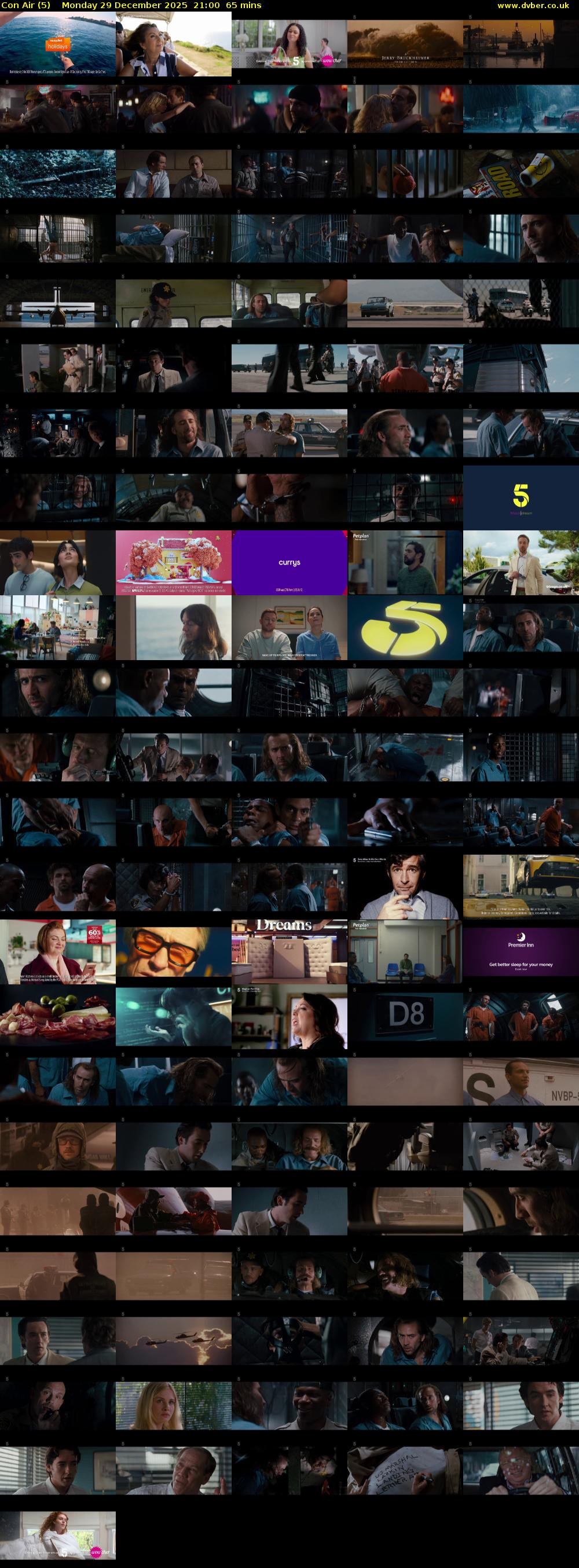 Con Air (5) Monday 29 December 2025 21:00 - 22:05