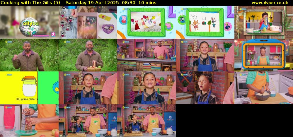 Cooking with The Gills (5) Saturday 19 April 2025 08:30 - 08:40