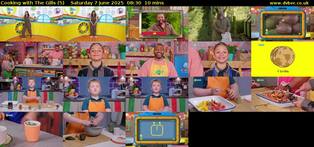 Cooking with The Gills (5) Saturday 7 June 2025 08:30 - 08:40