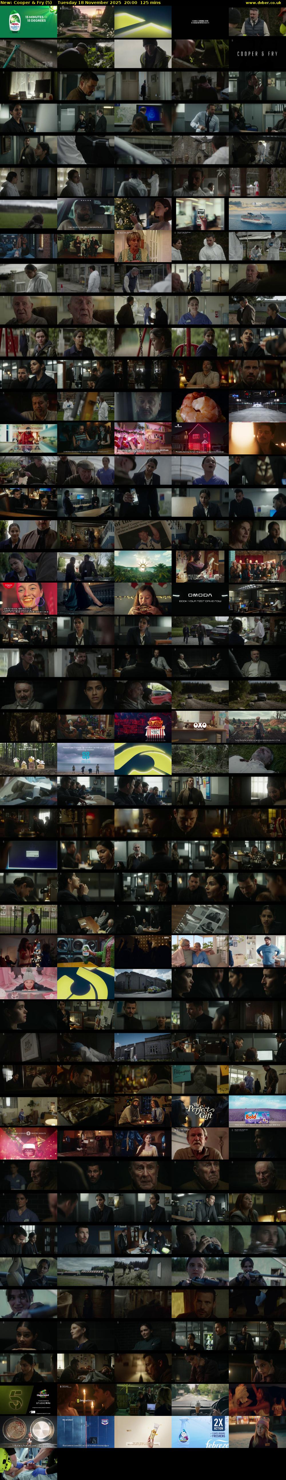 Cooper & Fry (5) Tuesday 18 November 2025 20:00 - 22:05