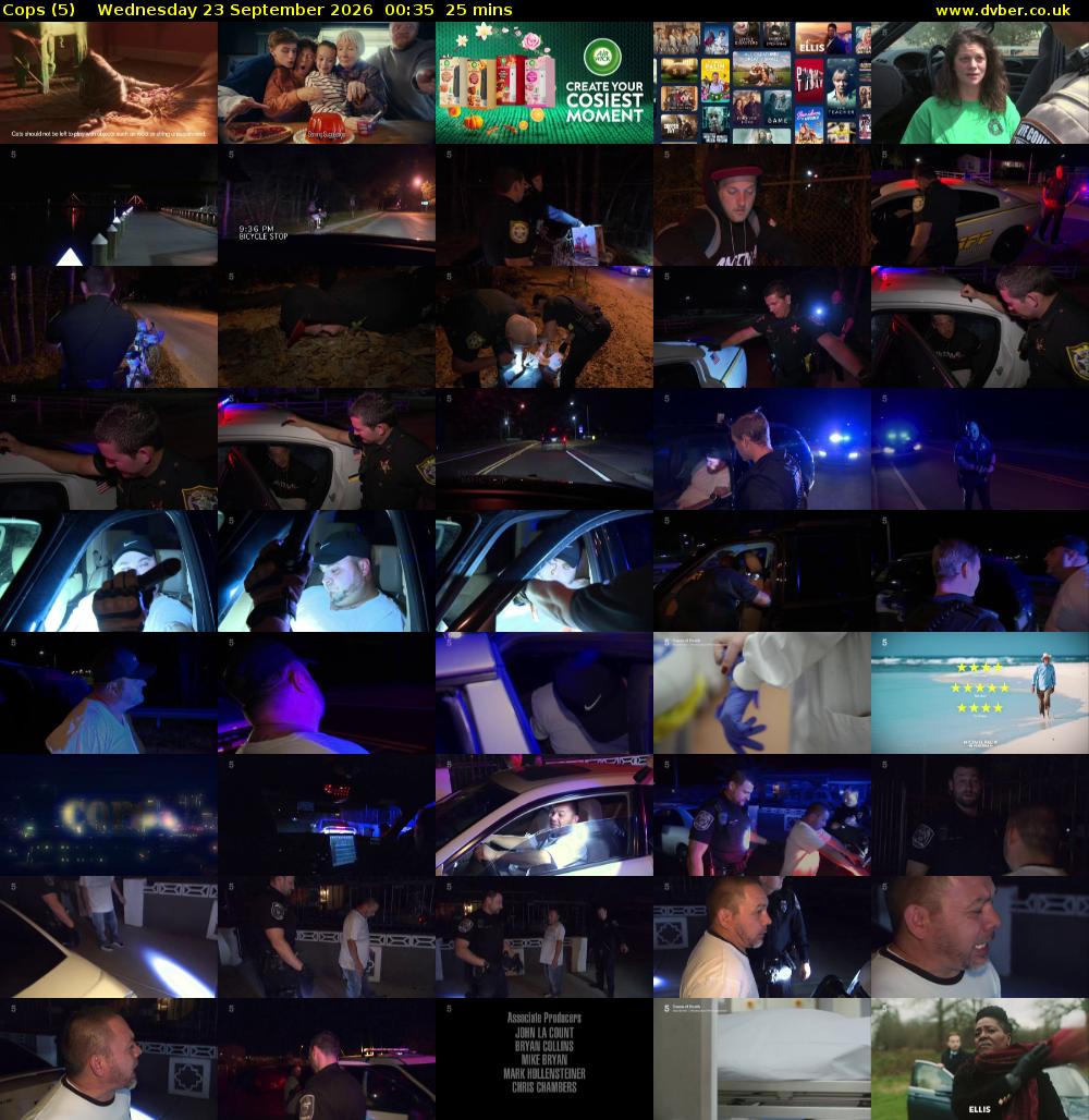 Cops (5) Wednesday 23 September 2026 00:35 - 01:00