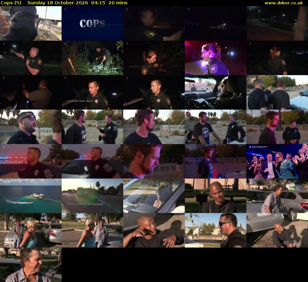 Cops (5) Sunday 18 October 2026 04:15 - 04:35