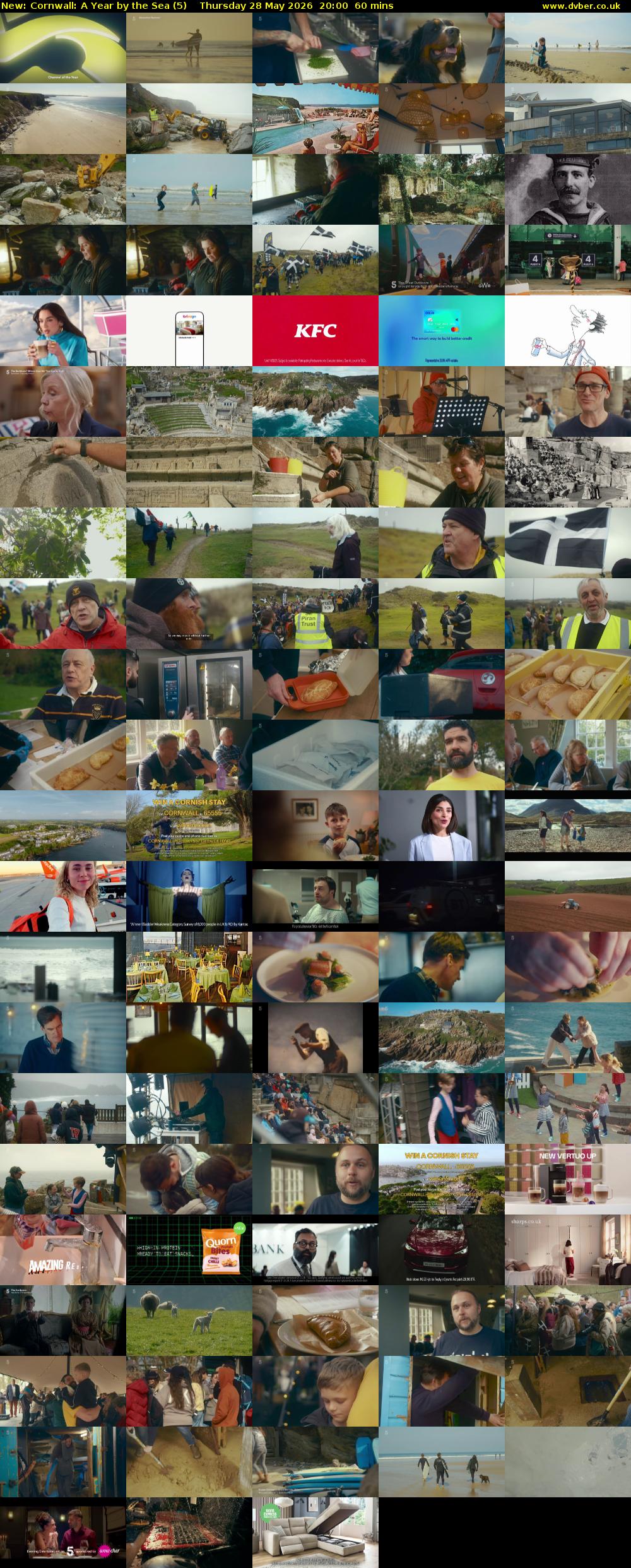 Cornwall: A Year by the Sea (5) Thursday 28 May 2026 20:00 - 21:00