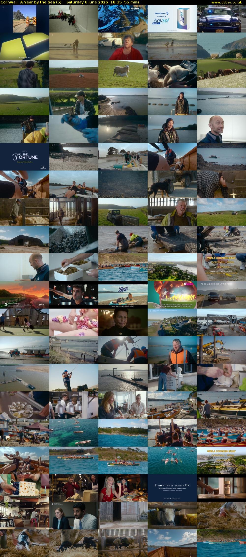 Cornwall: A Year by the Sea (5) Saturday 6 June 2026 18:35 - 19:30