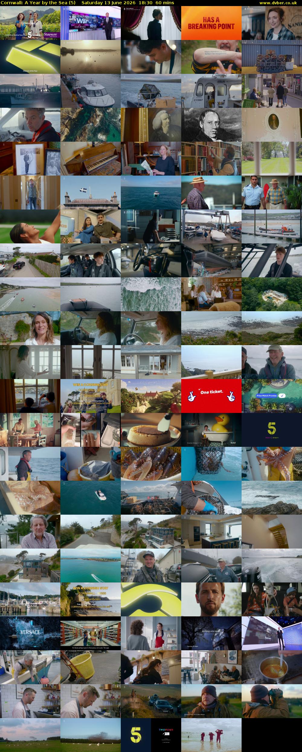 Cornwall: A Year by the Sea (5) Saturday 13 June 2026 18:30 - 19:30