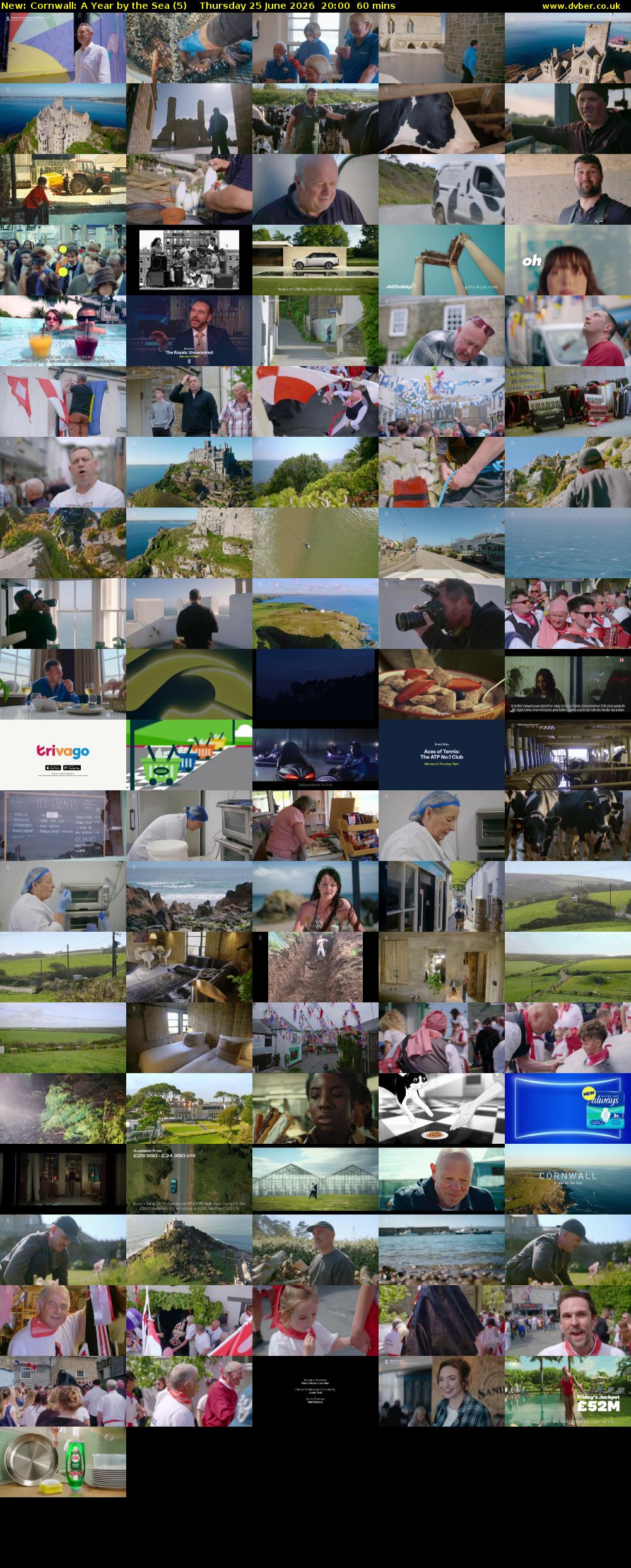Cornwall: A Year by the Sea (5) Thursday 25 June 2026 20:00 - 21:00