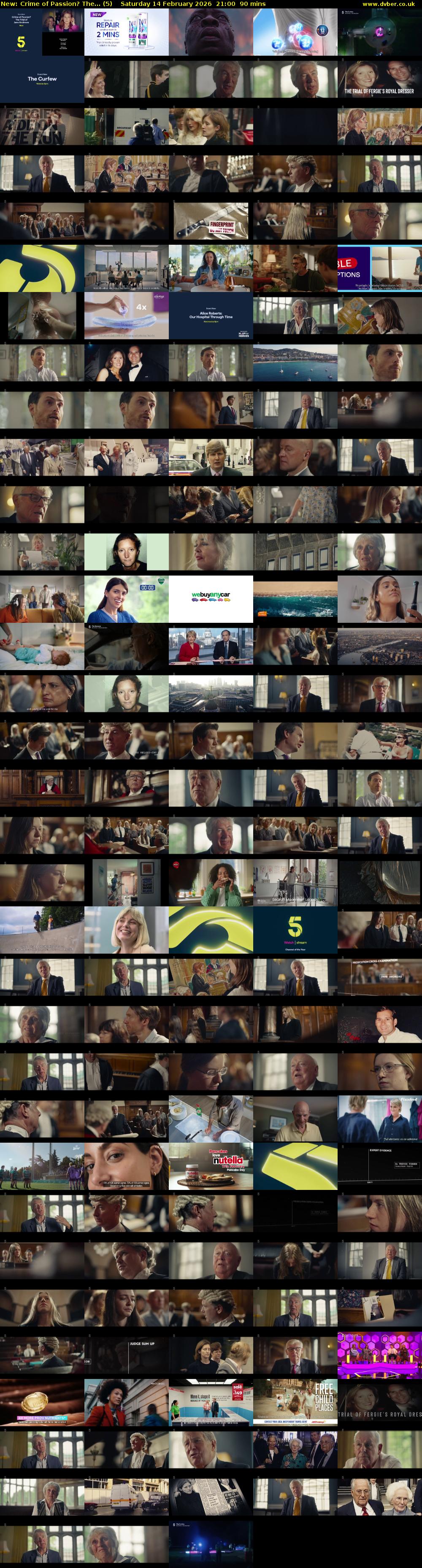 Crime of Passion? The... (5) Saturday 14 February 2026 21:00 - 22:30