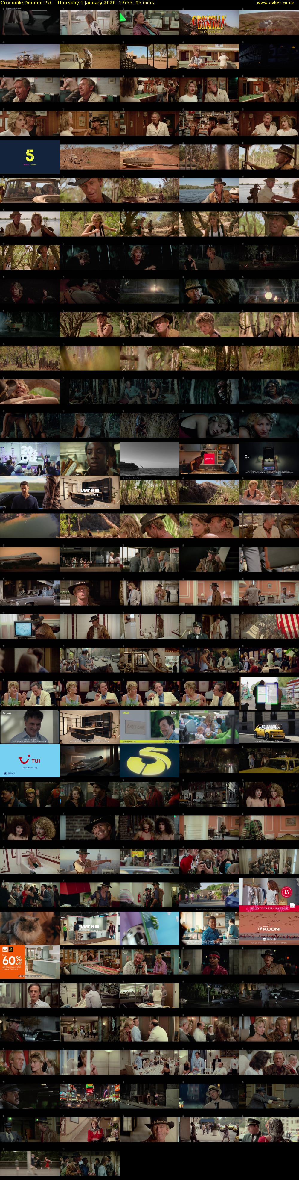 Crocodile Dundee (5) Thursday 1 January 2026 17:55 - 19:30