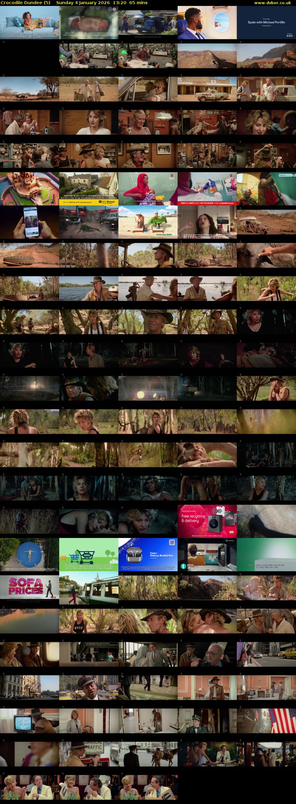 Crocodile Dundee (5) Sunday 4 January 2026 13:20 - 14:25