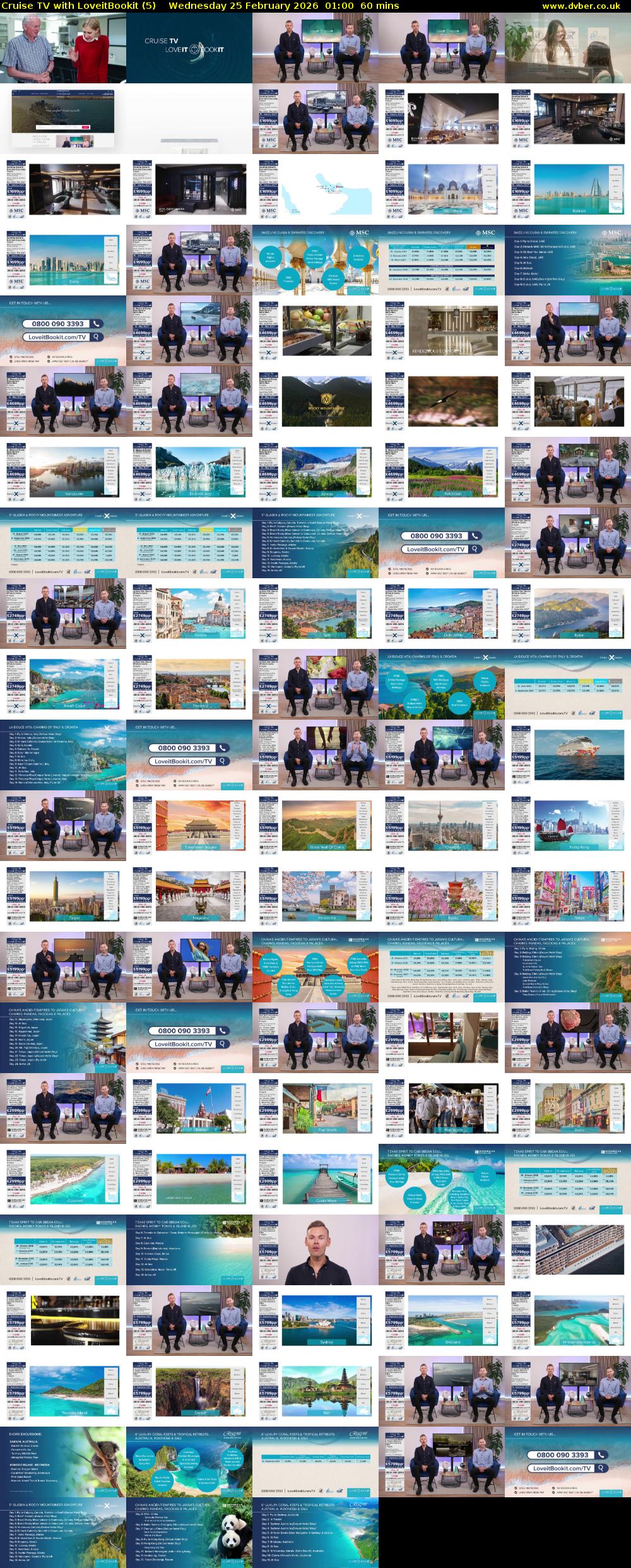 Cruise TV with LoveitBookit (5) Wednesday 25 February 2026 01:00 - 02:00