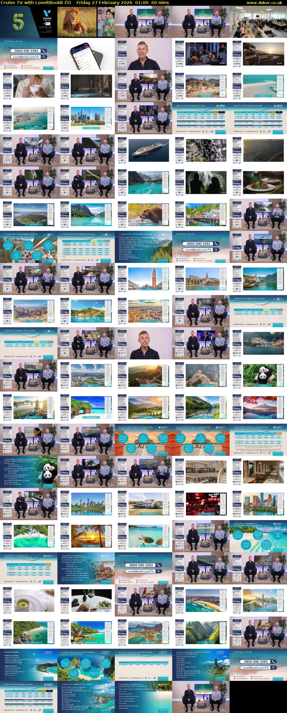 Cruise TV with LoveitBookit (5) Friday 27 February 2026 01:00 - 02:00