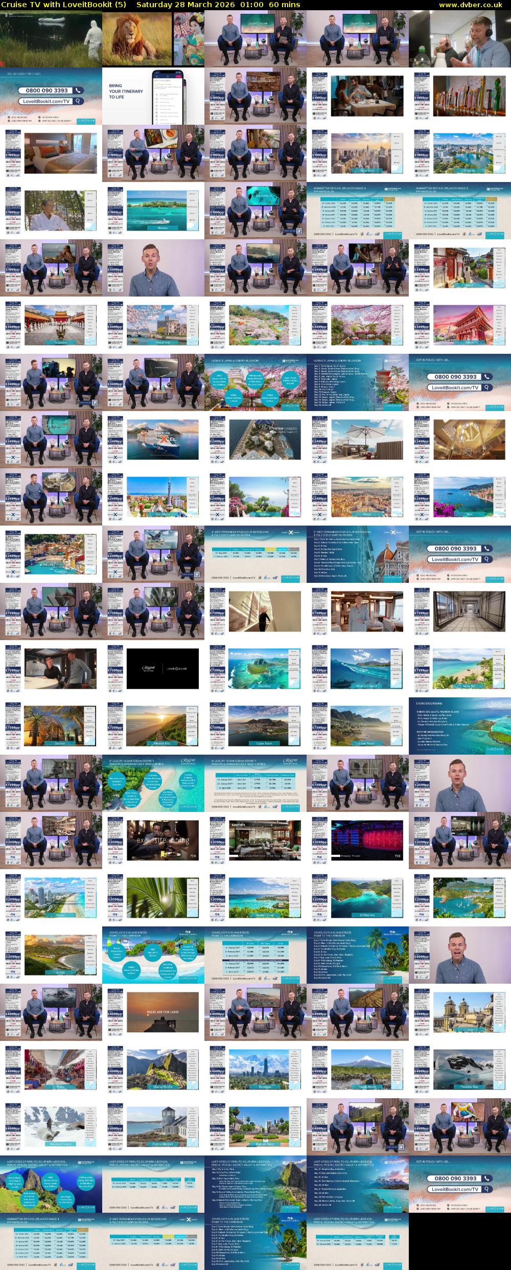 Cruise TV with LoveitBookit (5) Saturday 28 March 2026 01:00 - 02:00