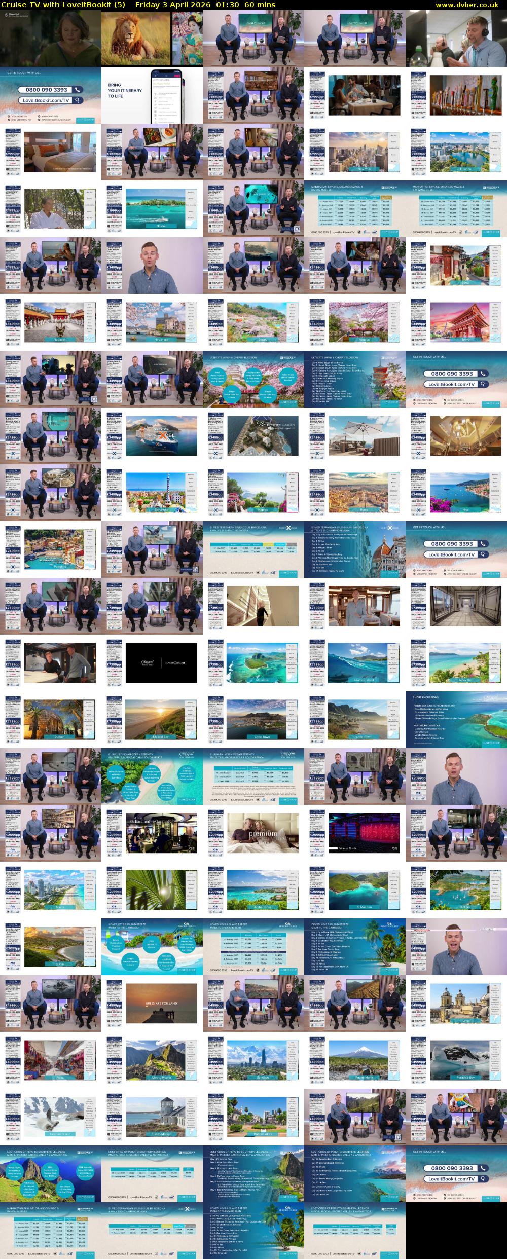 Cruise TV with LoveitBookit (5) Friday 3 April 2026 01:30 - 02:30