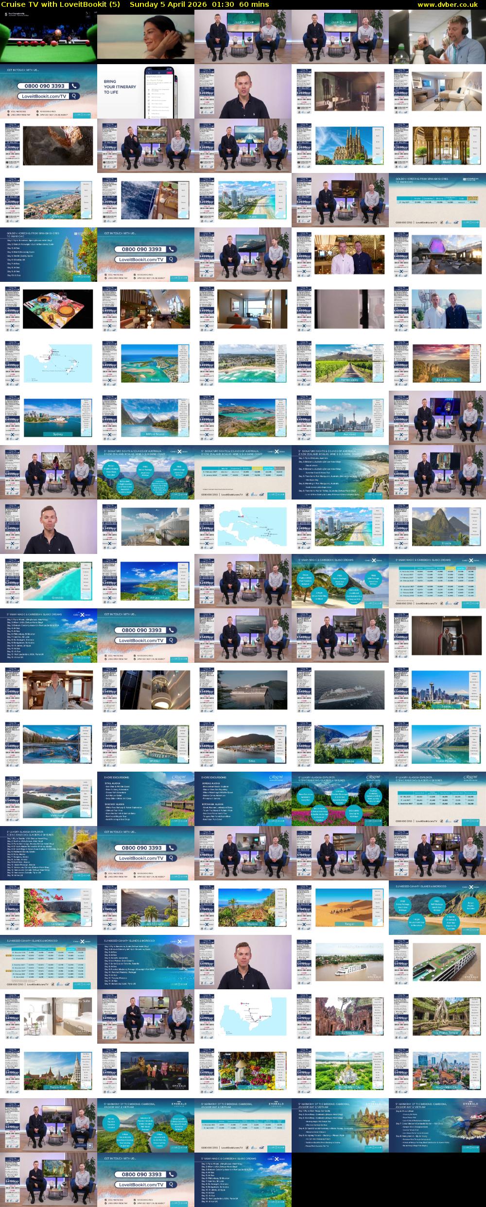 Cruise TV with LoveitBookit (5) Sunday 5 April 2026 01:30 - 02:30