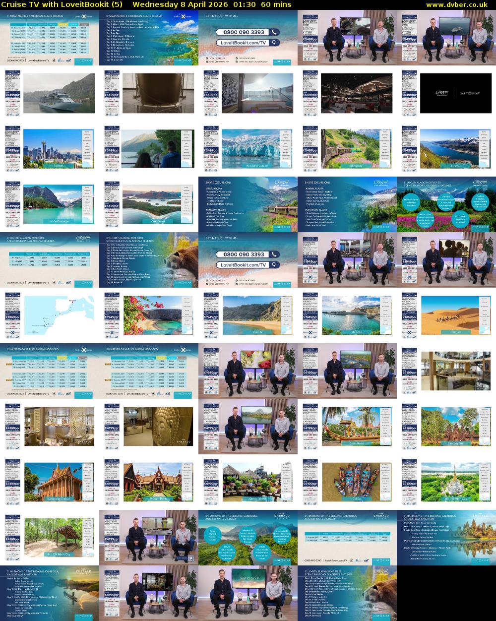 Cruise TV with LoveitBookit (5) Wednesday 8 April 2026 01:30 - 02:30