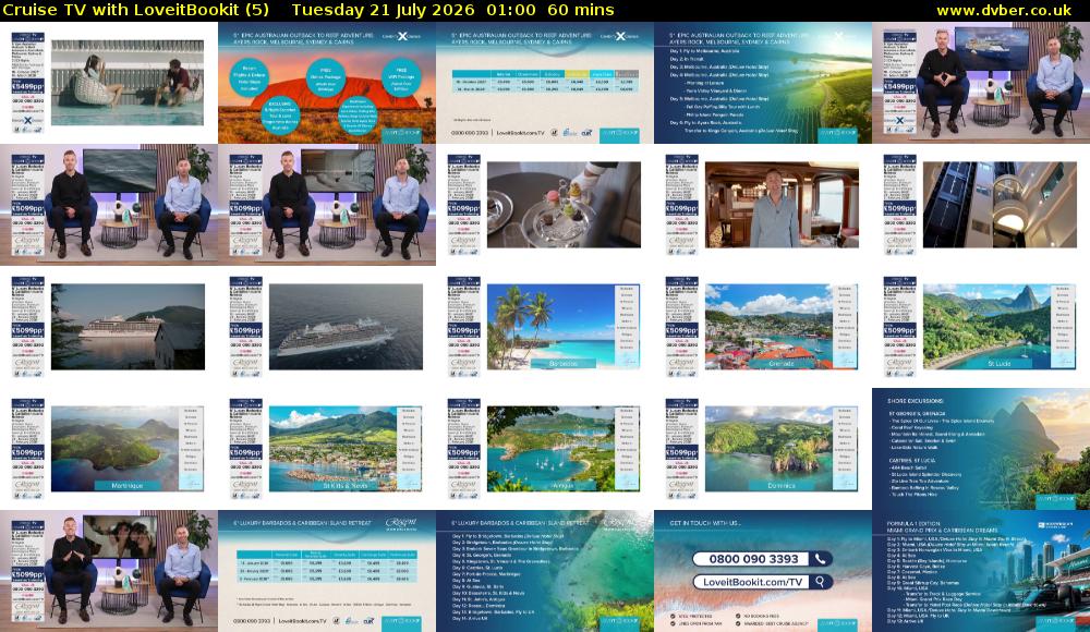 Cruise TV with LoveitBookit (5) Tuesday 21 July 2026 01:00 - 02:00