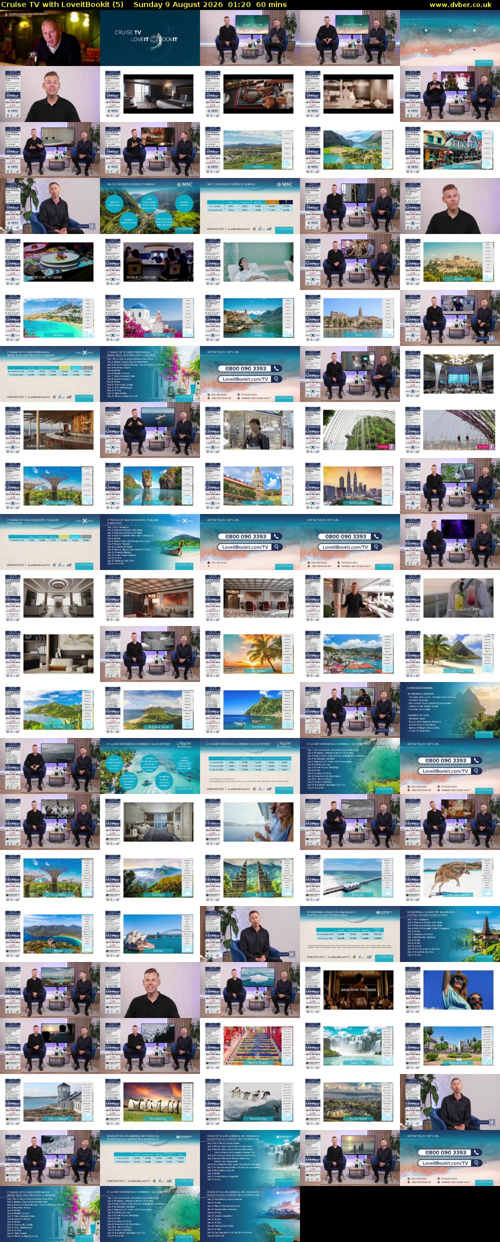 Cruise TV with LoveitBookit (5) Sunday 9 August 2026 01:20 - 02:20