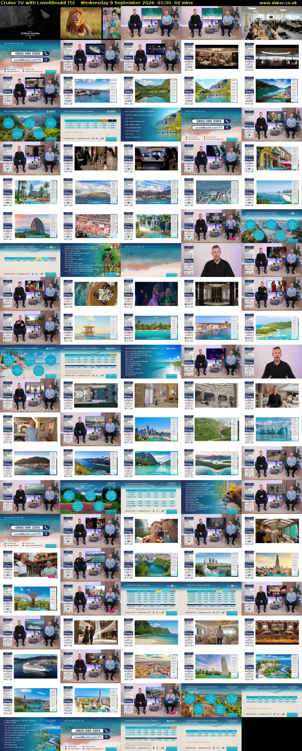 Cruise TV with LoveitBookit (5) Wednesday 9 September 2026 01:00 - 02:00