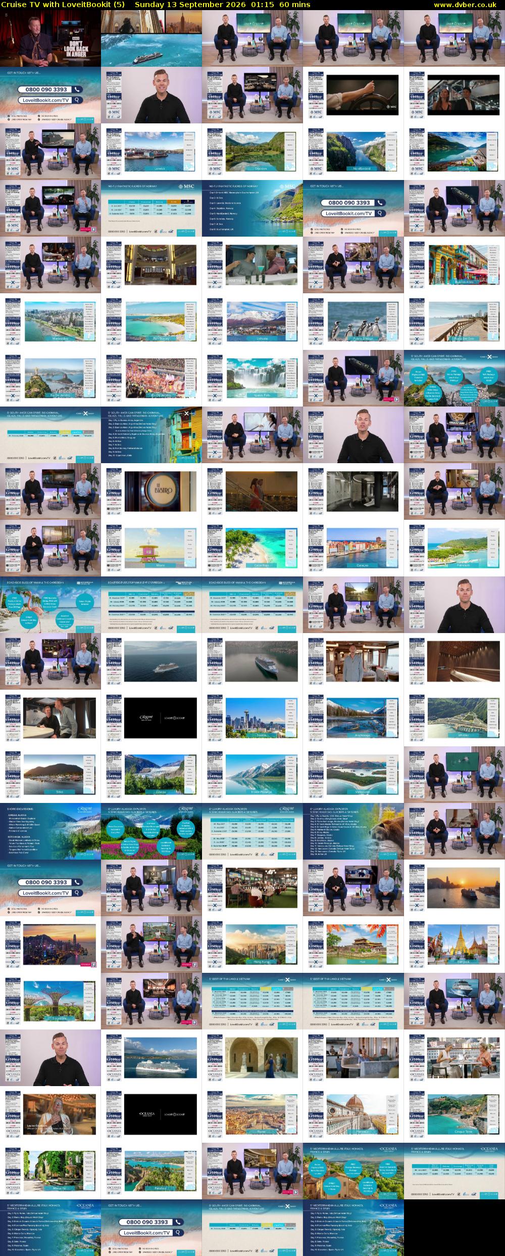 Cruise TV with LoveitBookit (5) Sunday 13 September 2026 01:15 - 02:15