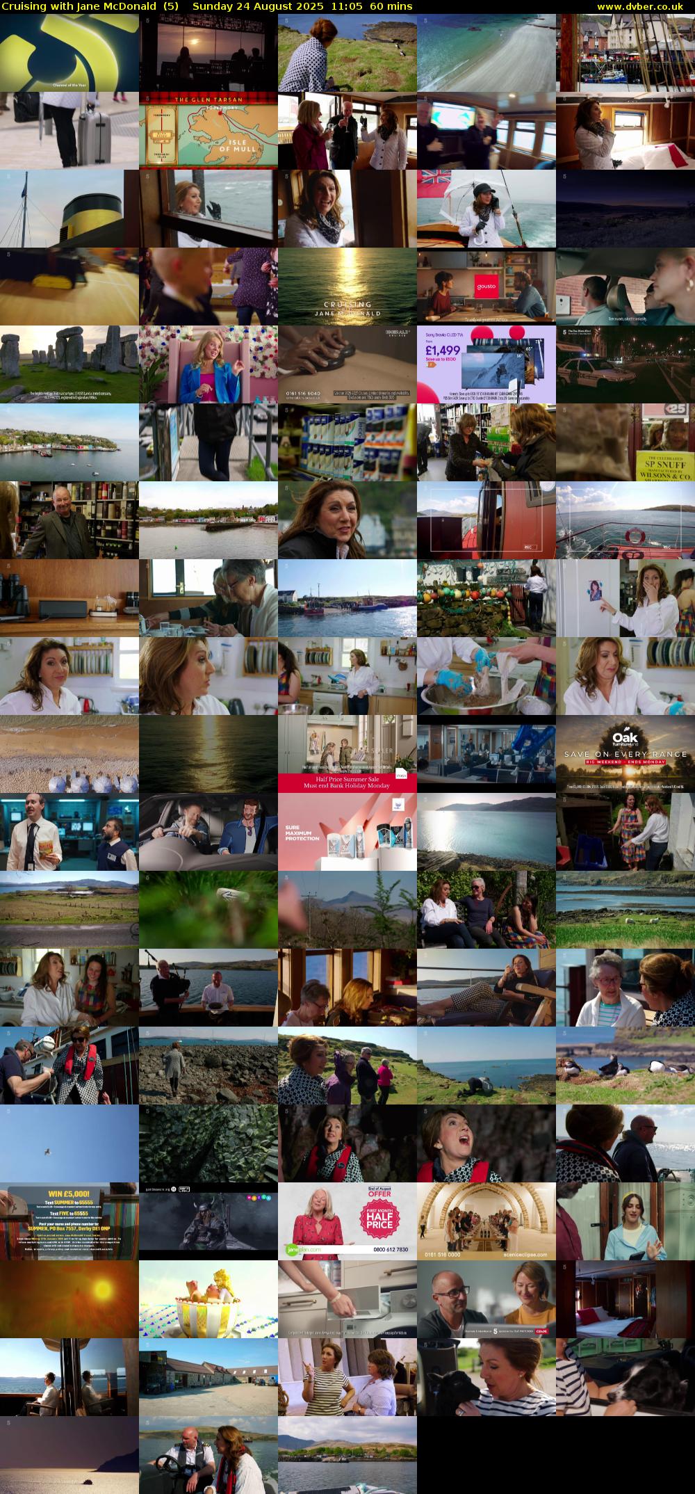 Cruising with Jane McDonald  (5) Sunday 24 August 2025 11:05 - 12:05